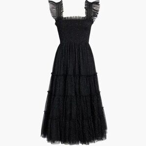 The Tulle Ellie Nap Dress - Black Tulle – Hill House Home
